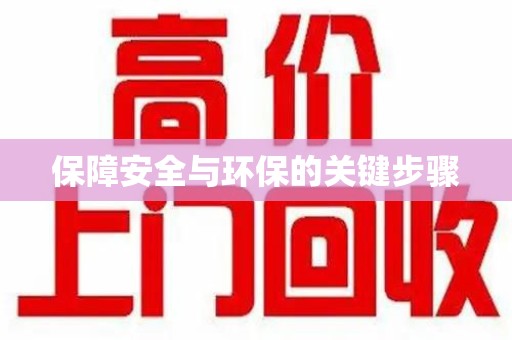 惠州保障安全与环保的关键步骤